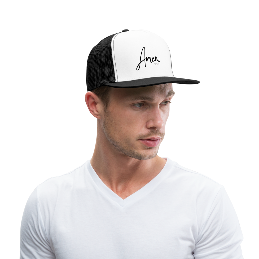 Amen Trucker Cap - white/black