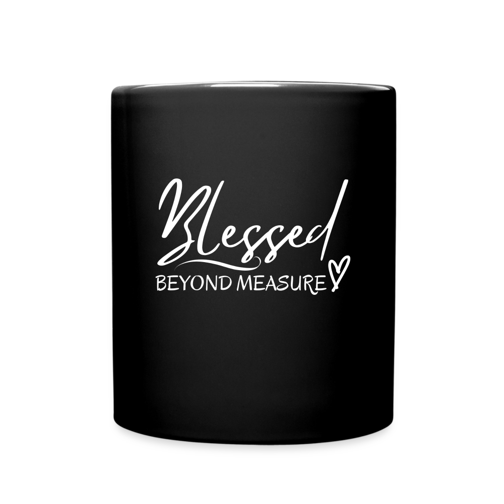 Blessed Beyond Measure Mug - black