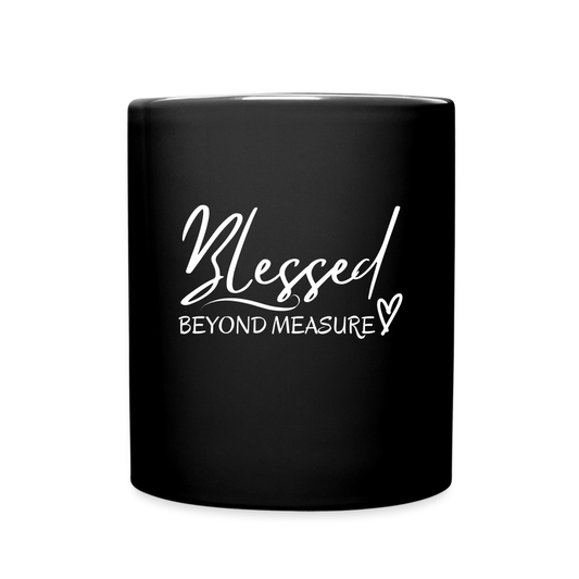 Blessed Beyond Measure Mug - black