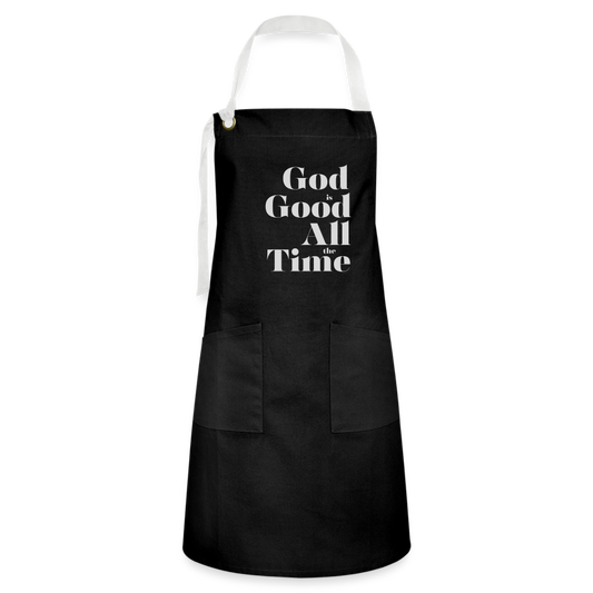 God is Good Apron - black/white