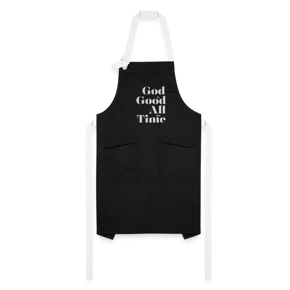 God is Good Apron - black/white