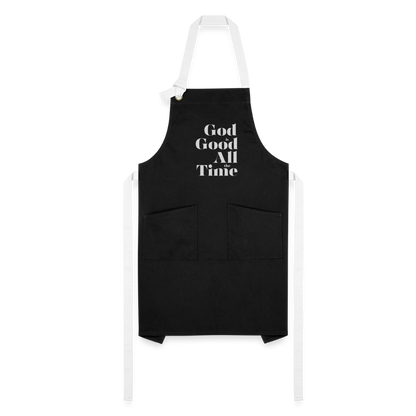 God is Good Apron - black/white