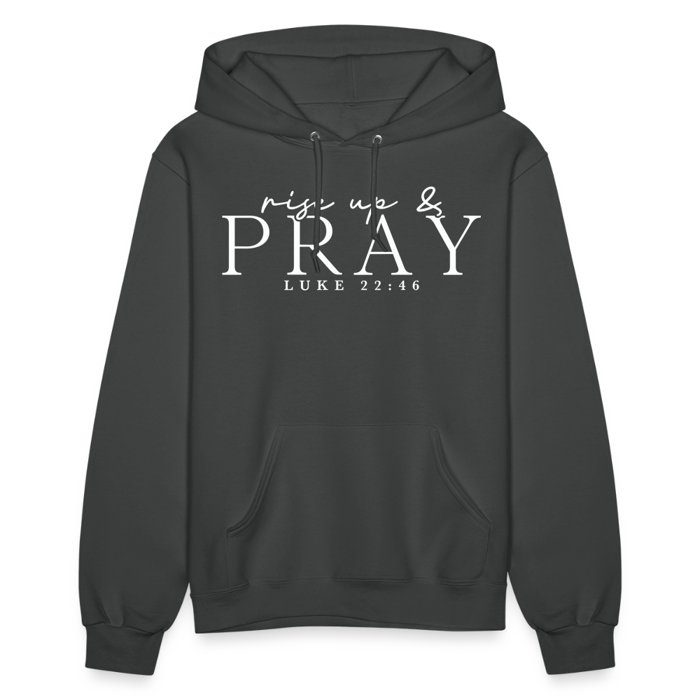 Rise Up & Pray Women's Hoodie - asphalt