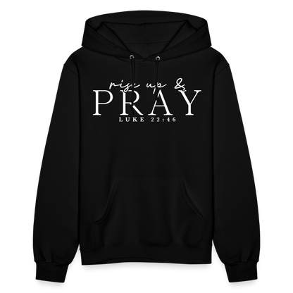 Rise Up & Pray Women's Hoodie - black