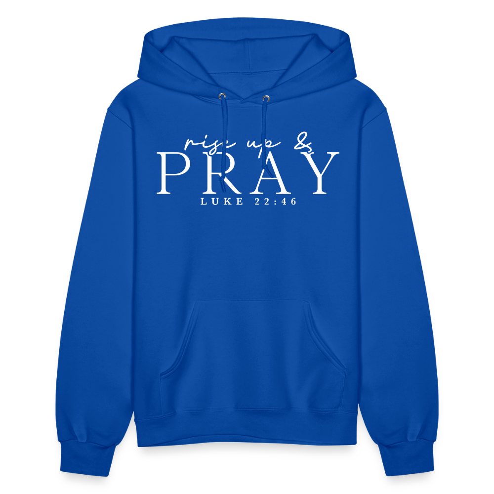 Rise Up & Pray Women's Hoodie - royal blue