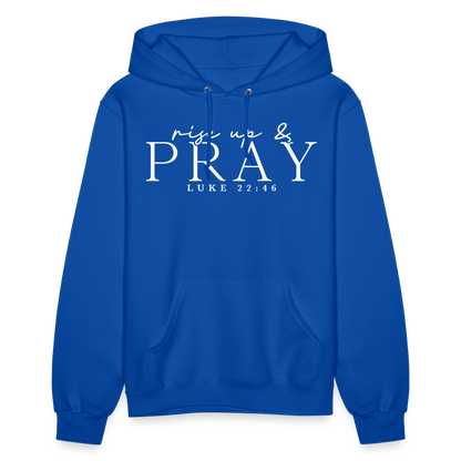 Rise Up & Pray Women's Hoodie - royal blue