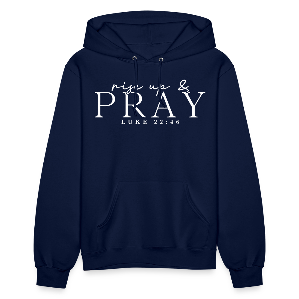 Rise Up & Pray Women's Hoodie - navy