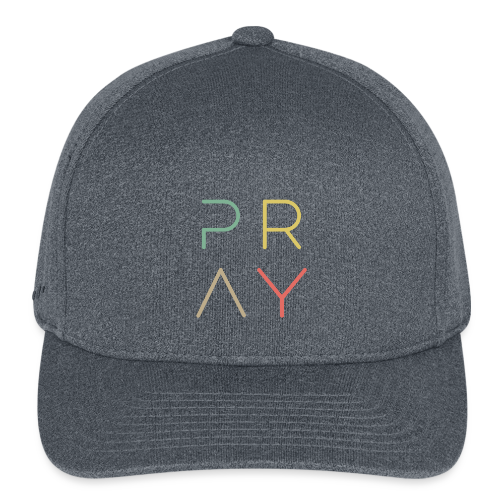 Pray Baseball Cap - dark heather gray