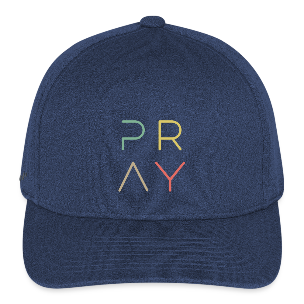 Pray Baseball Cap - heather navy