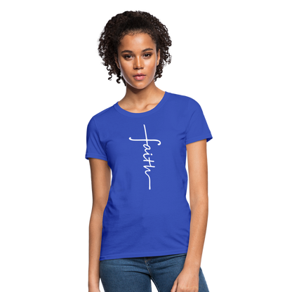 Faith Shirt - royal blue