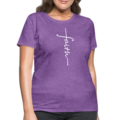 Faith Shirt - purple heather