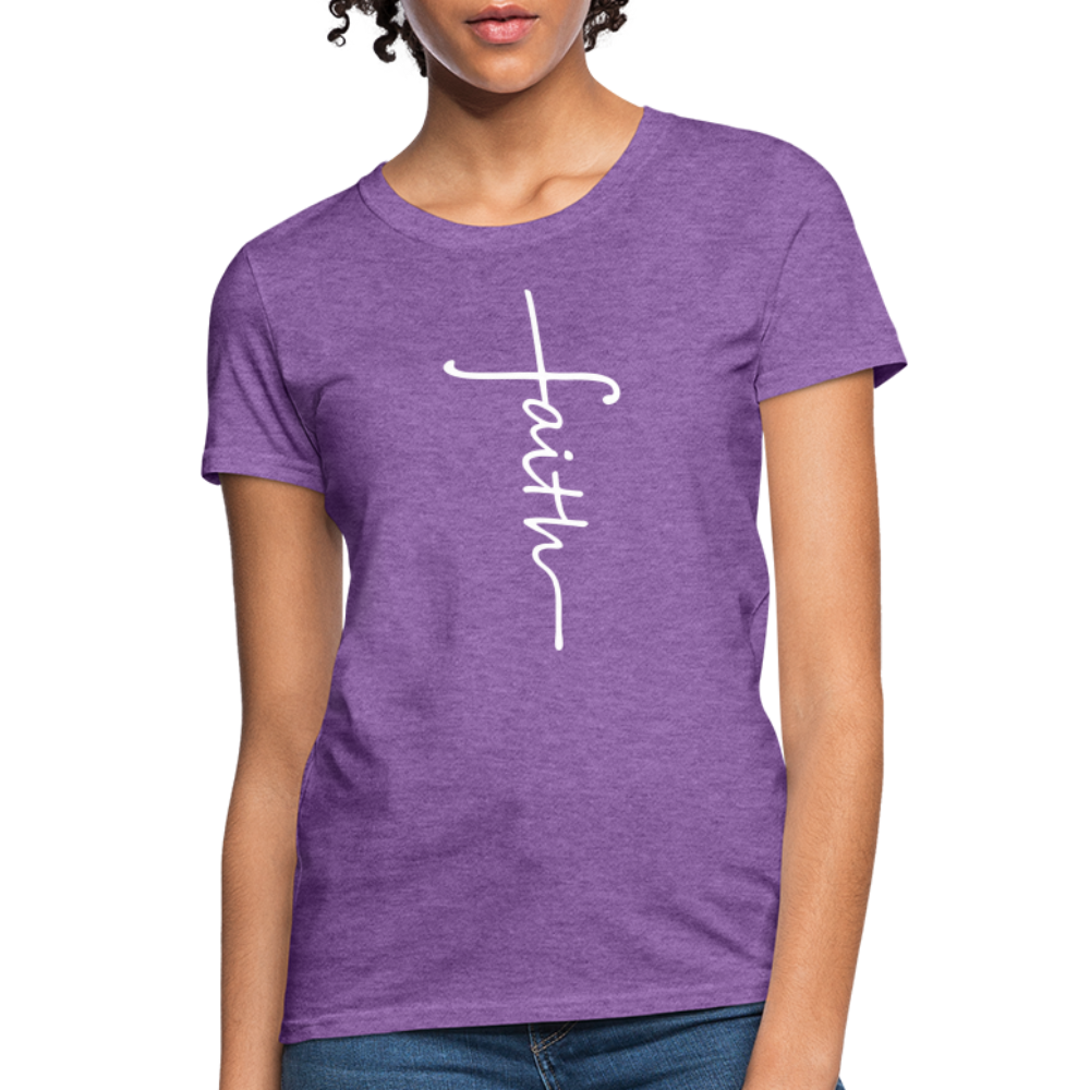 Faith Shirt - purple heather