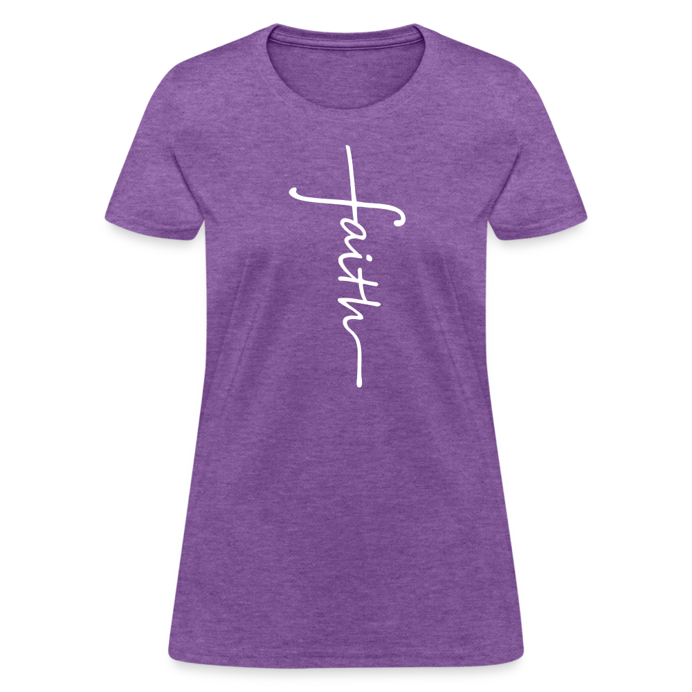 Faith Shirt - purple heather