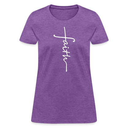 Faith Shirt - purple heather