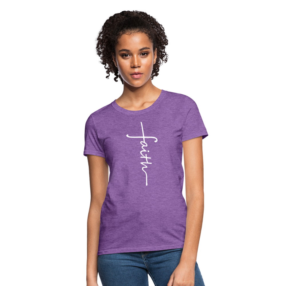 Faith Shirt - purple heather