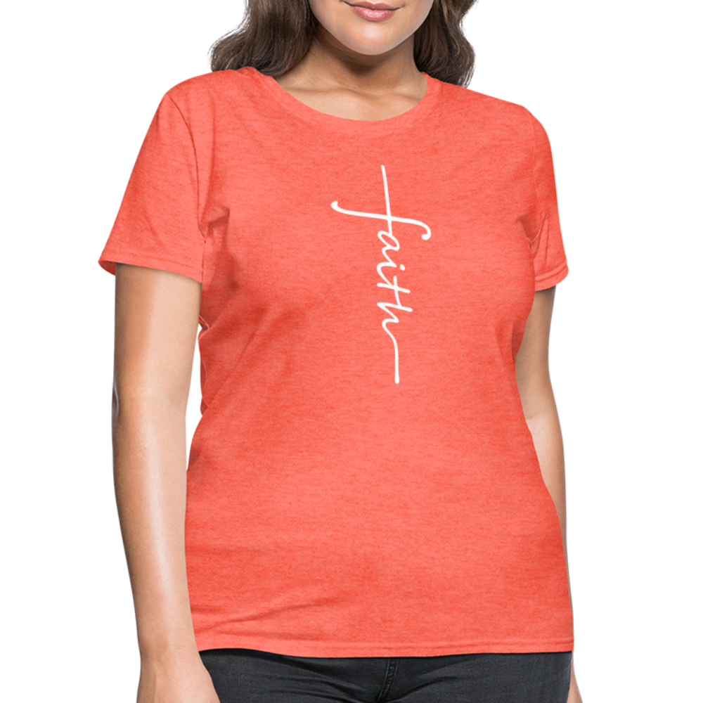 Faith Shirt - heather coral