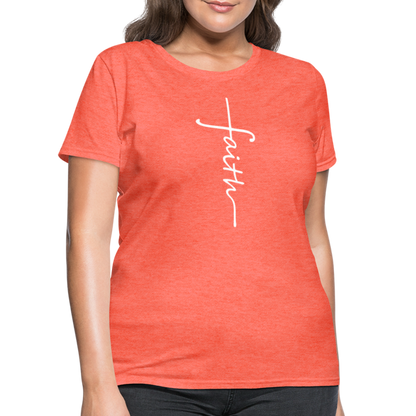 Faith Shirt - heather coral