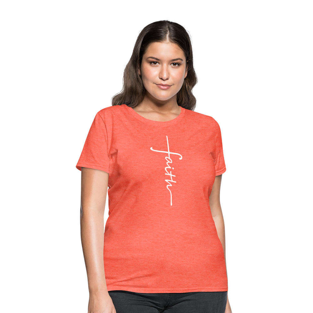 Faith Shirt - heather coral