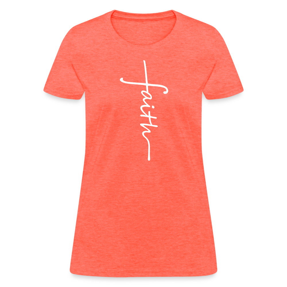 Faith Shirt - heather coral