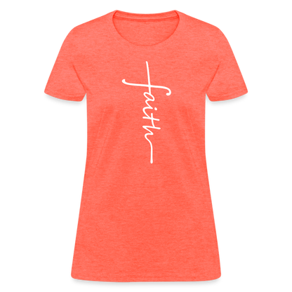 Faith Shirt - heather coral