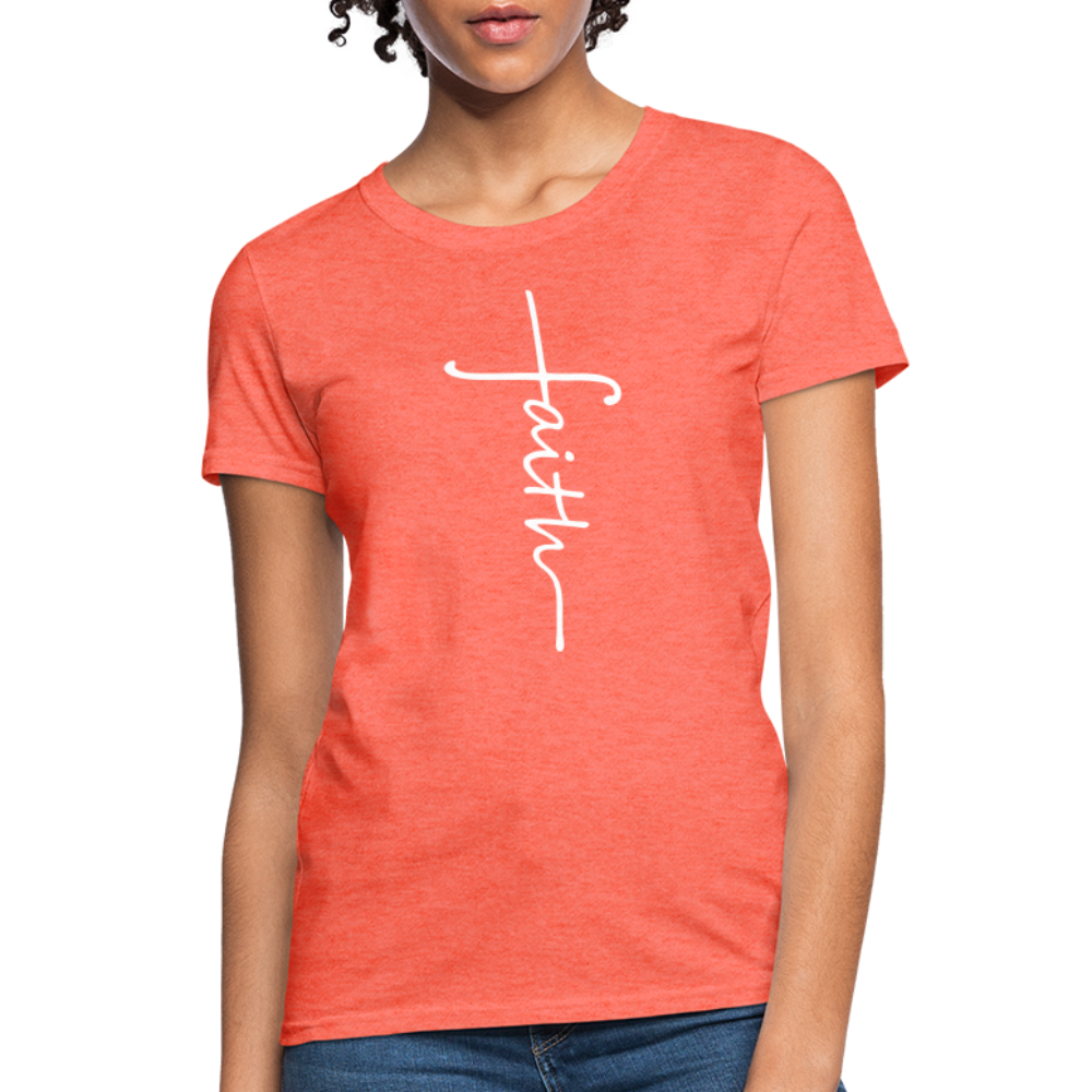 Faith Shirt - heather coral