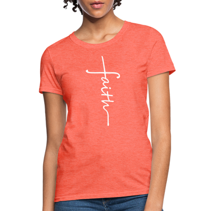 Faith Shirt - heather coral