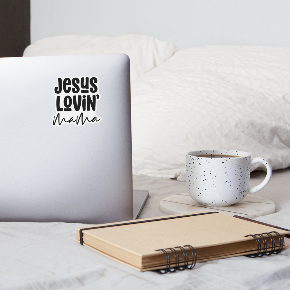 Jesus Lovin Mama Sticker - white matte