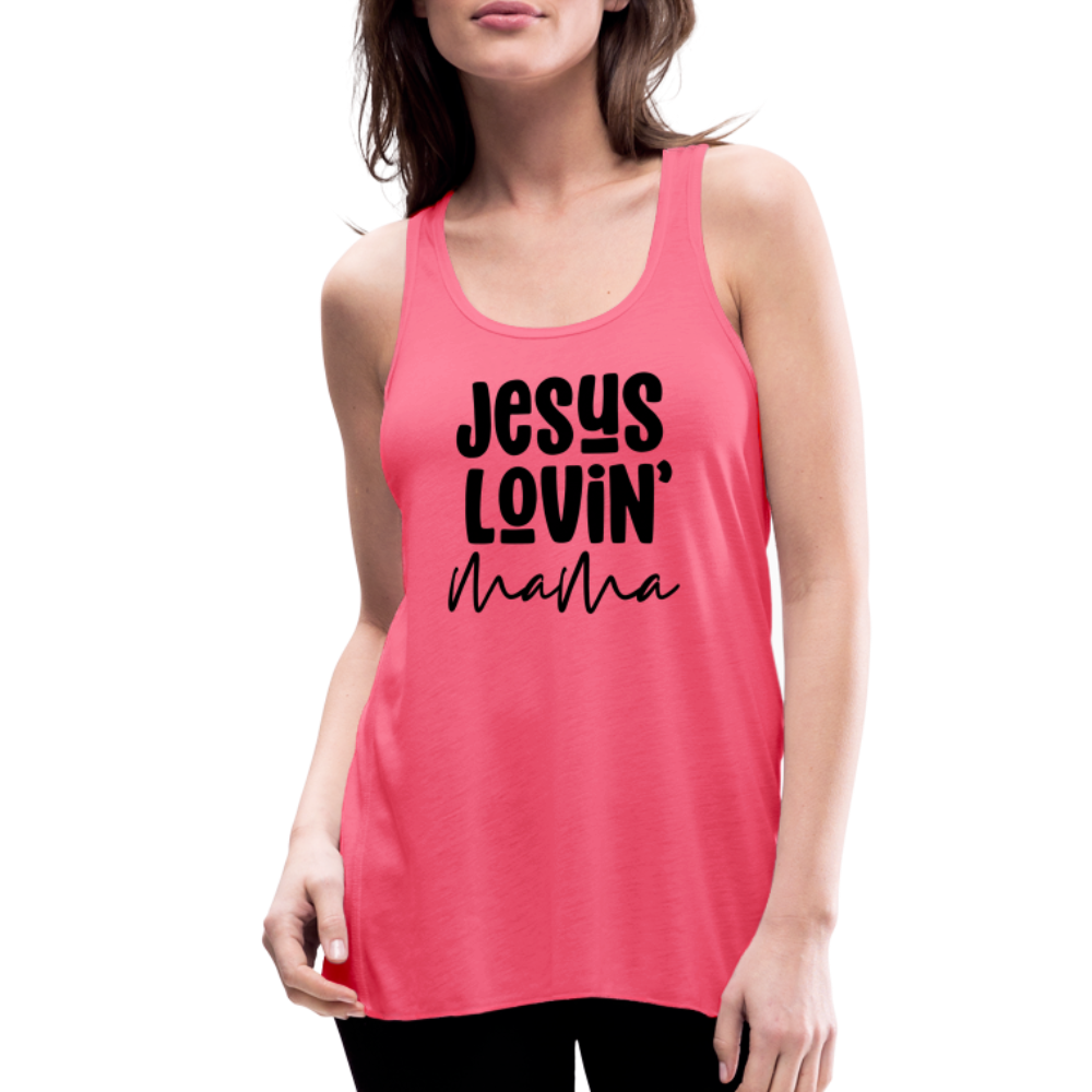 Jesus Lovin' Mama Women's Tank - neon pink