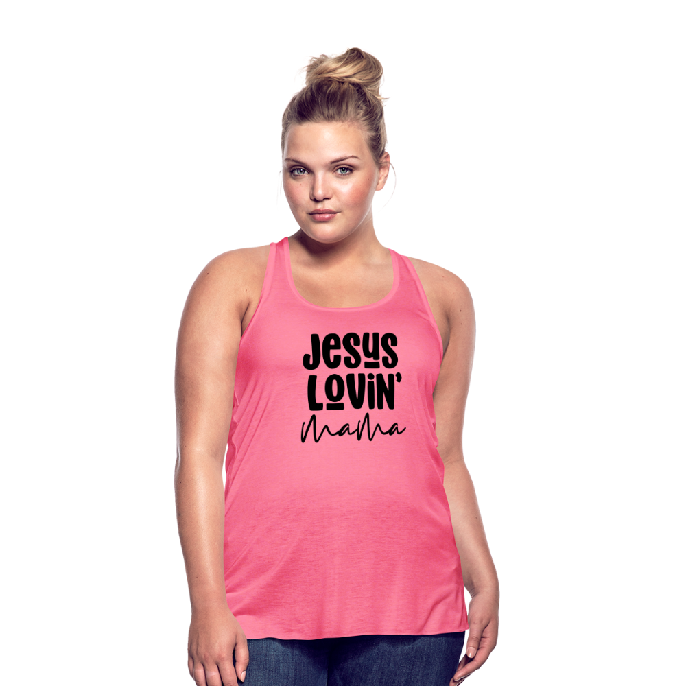 Jesus Lovin' Mama Women's Tank - neon pink