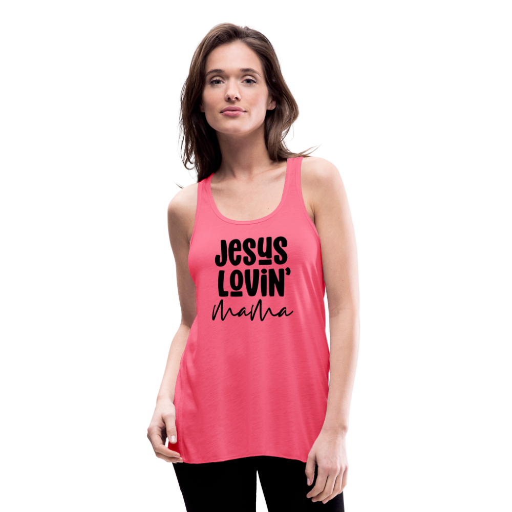 Jesus Lovin' Mama Women's Tank - neon pink