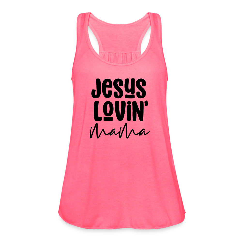 Jesus Lovin' Mama Women's Tank - neon pink