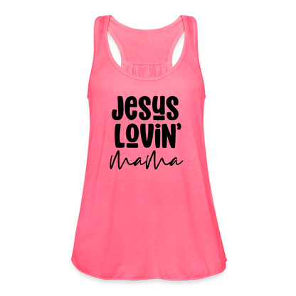 Jesus Lovin' Mama Women's Tank - neon pink