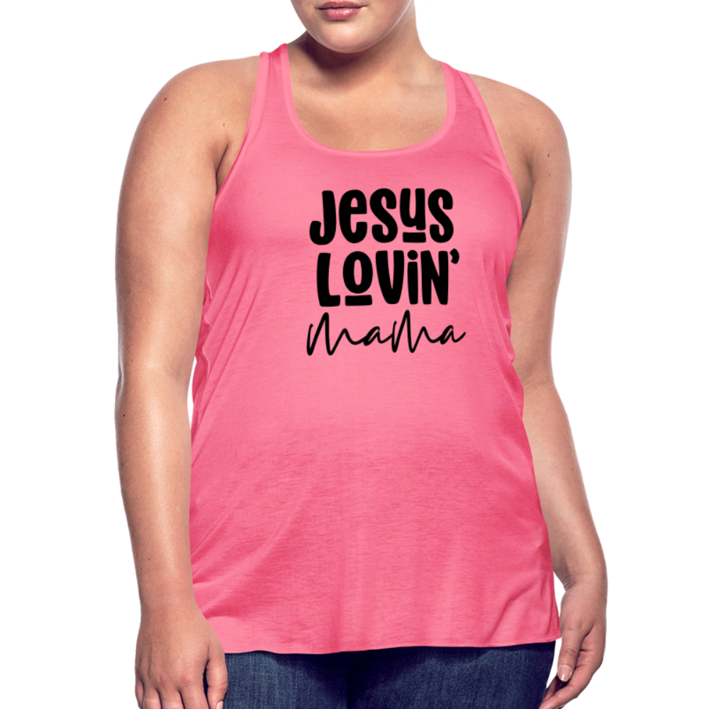 Jesus Lovin' Mama Women's Tank - neon pink