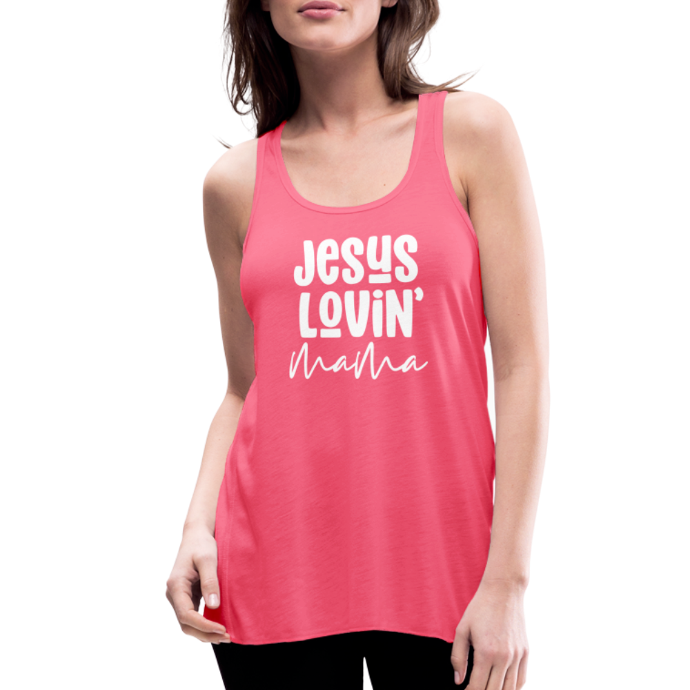 Jesus Lovin' Mama Women's Tank - neon pink