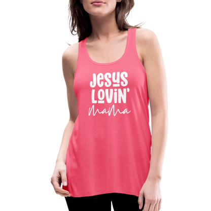 Jesus Lovin' Mama Women's Tank - neon pink