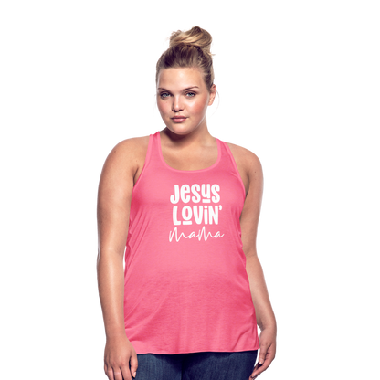 Jesus Lovin' Mama Women's Tank - neon pink