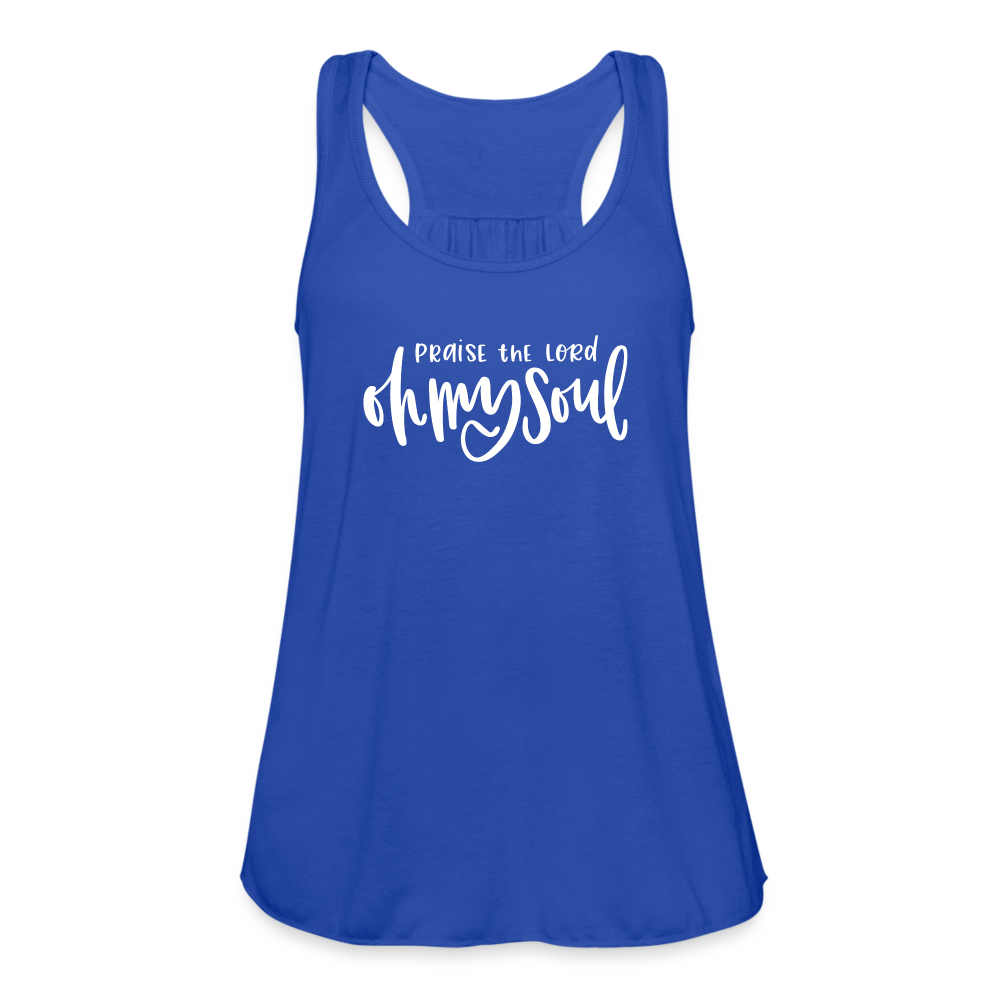 Praise the Lord Oh My Soul Women's Tank - royal blue