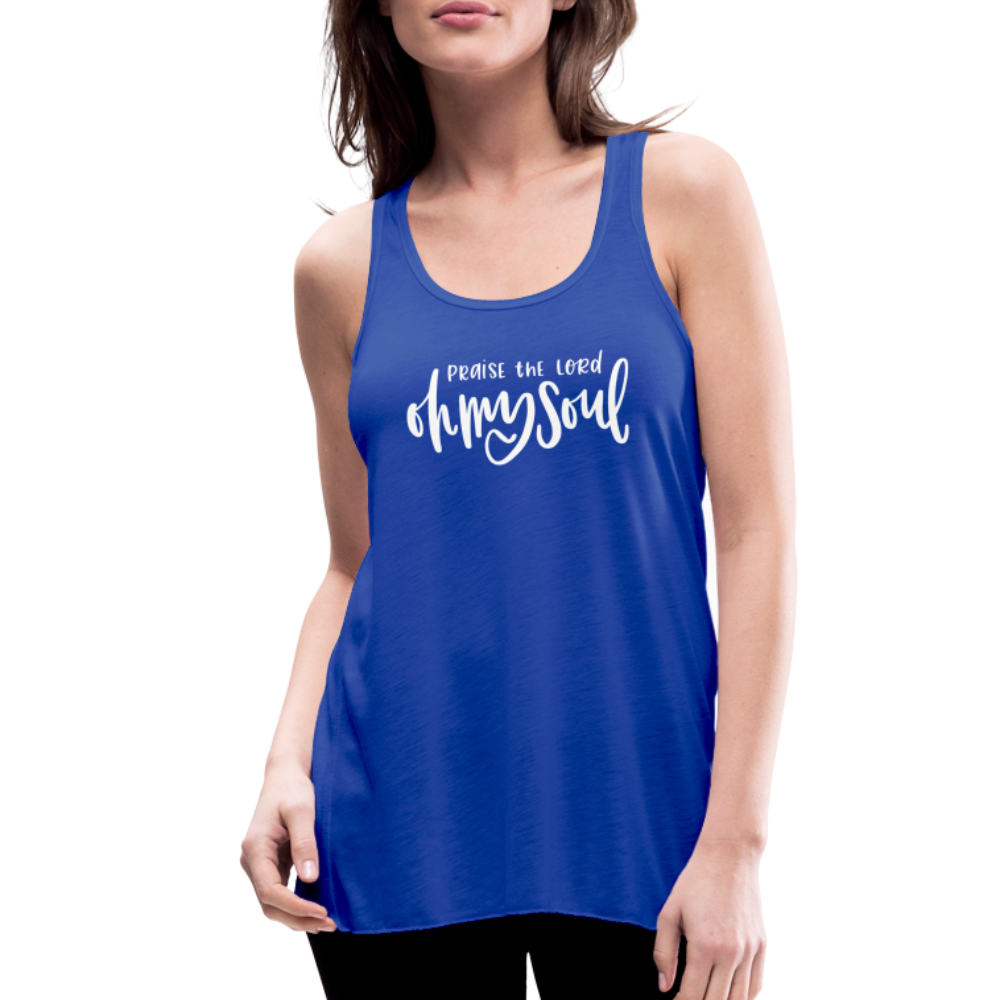 Praise the Lord Oh My Soul Women's Tank - royal blue