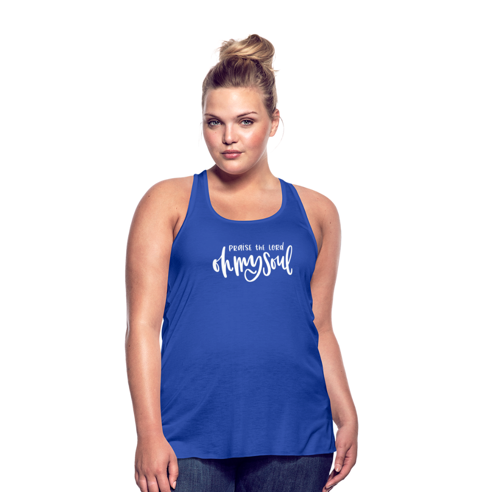 Praise the Lord Oh My Soul Women's Tank - royal blue