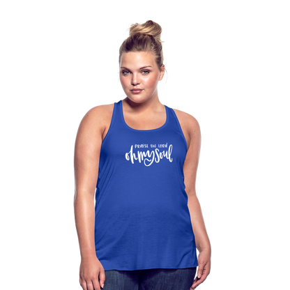 Praise the Lord Oh My Soul Women's Tank - royal blue