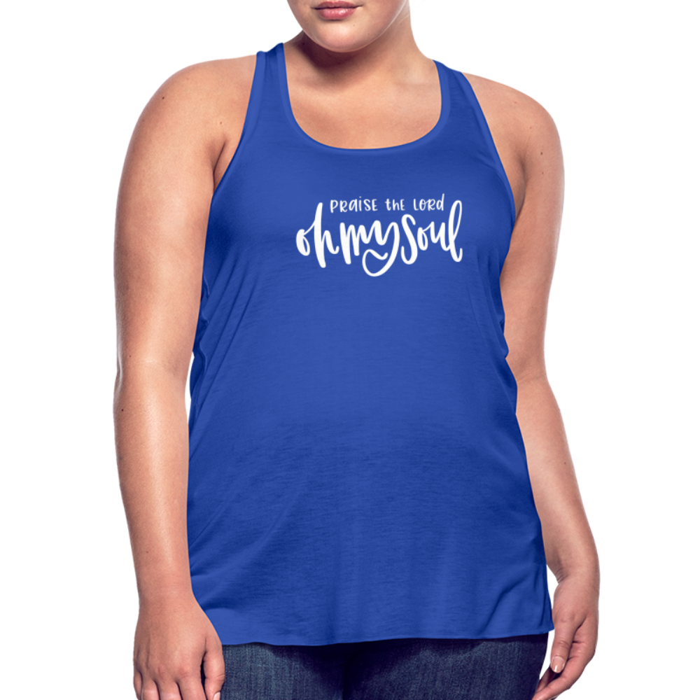 Praise the Lord Oh My Soul Women's Tank - royal blue