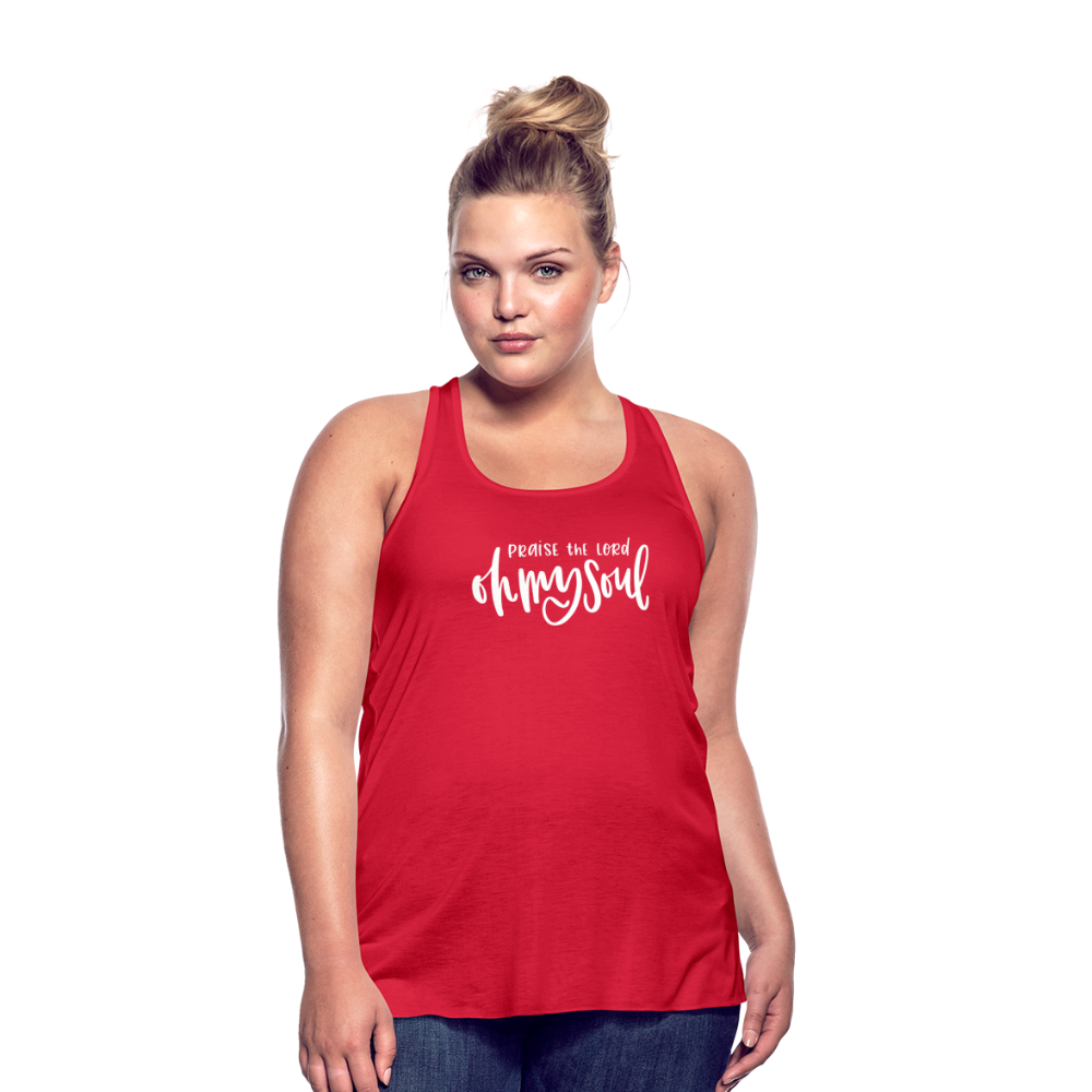 Praise the Lord Oh My Soul Women's Tank - red