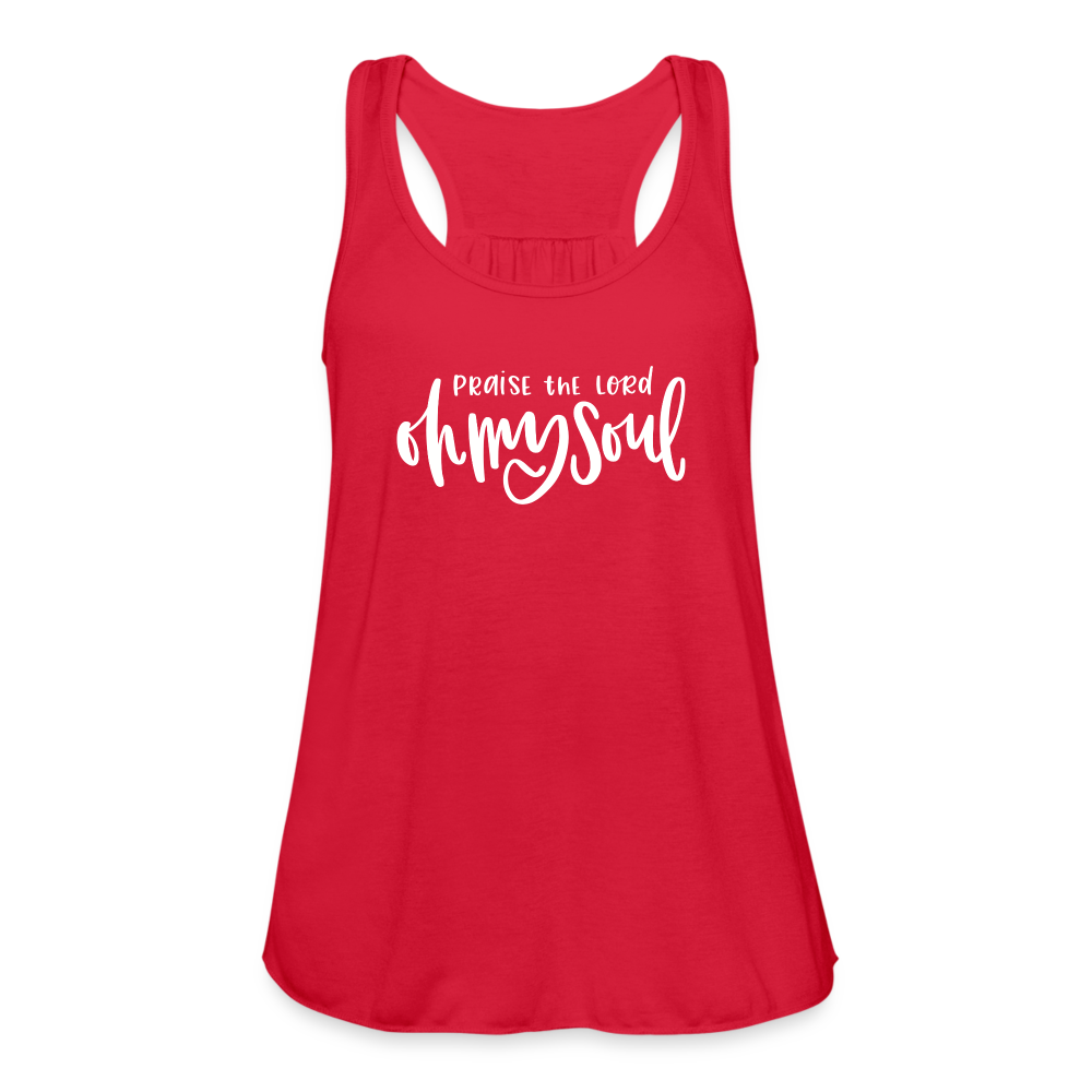 Praise the Lord Oh My Soul Women's Tank - red