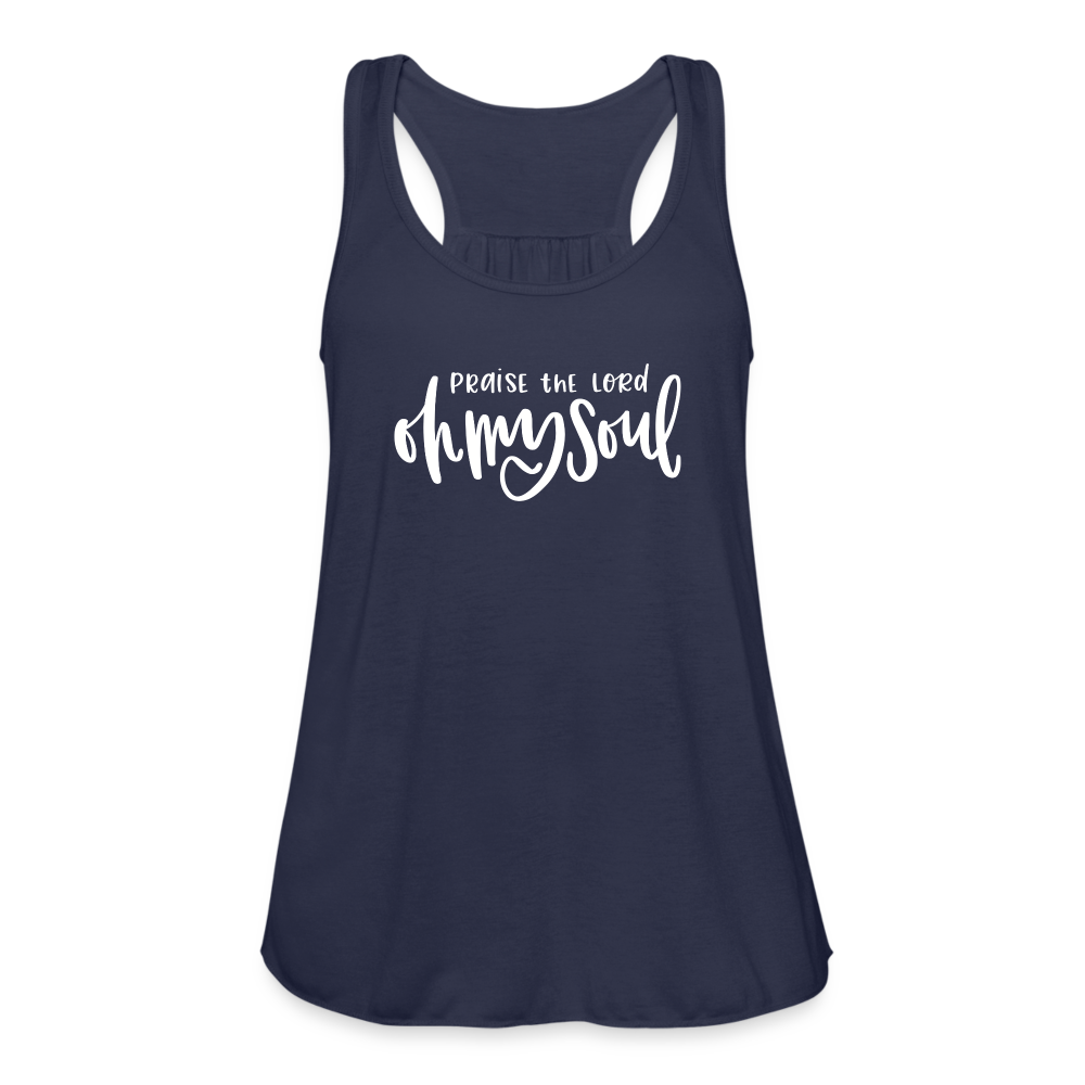 Praise the Lord Oh My Soul Women's Tank - navy