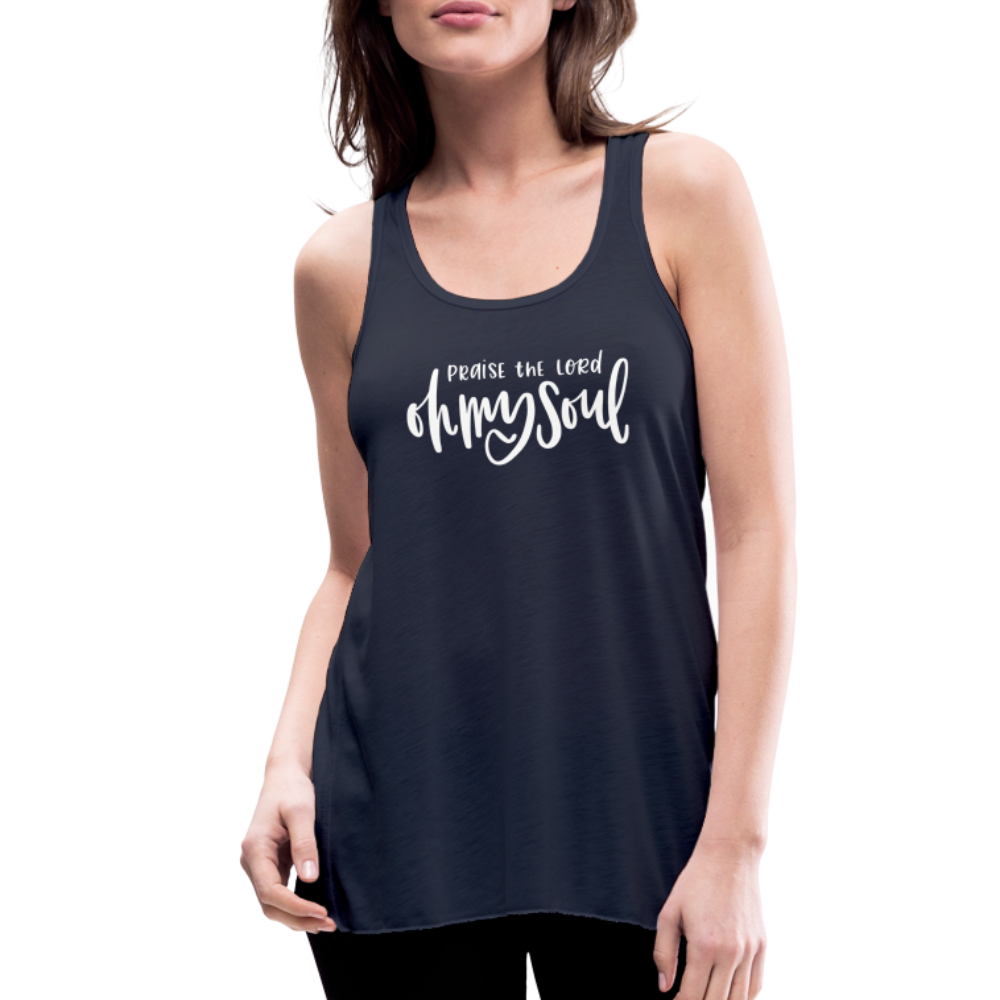 Praise the Lord Oh My Soul Women's Tank - navy