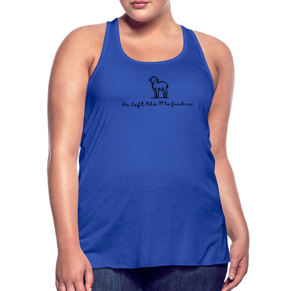 He Left the 99 to Find Me Women's Tank - royal blue