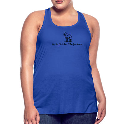 He Left the 99 to Find Me Women's Tank - royal blue