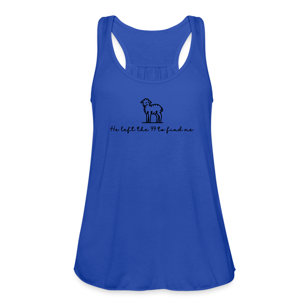 He Left the 99 to Find Me Women's Tank - royal blue