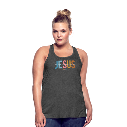 Jesus the Way the Truth the Life (W) Women's Tank - deep heather