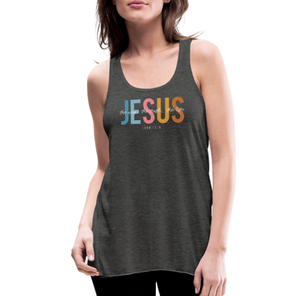 Jesus the Way the Truth the Life (W) Women's Tank - deep heather